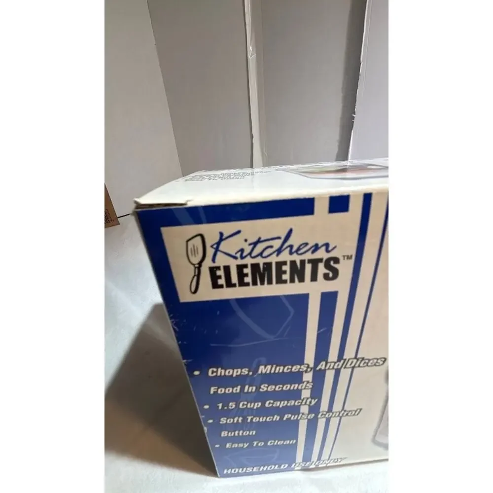 Kitchen Elements Electric Mini Food Chopper NIB
